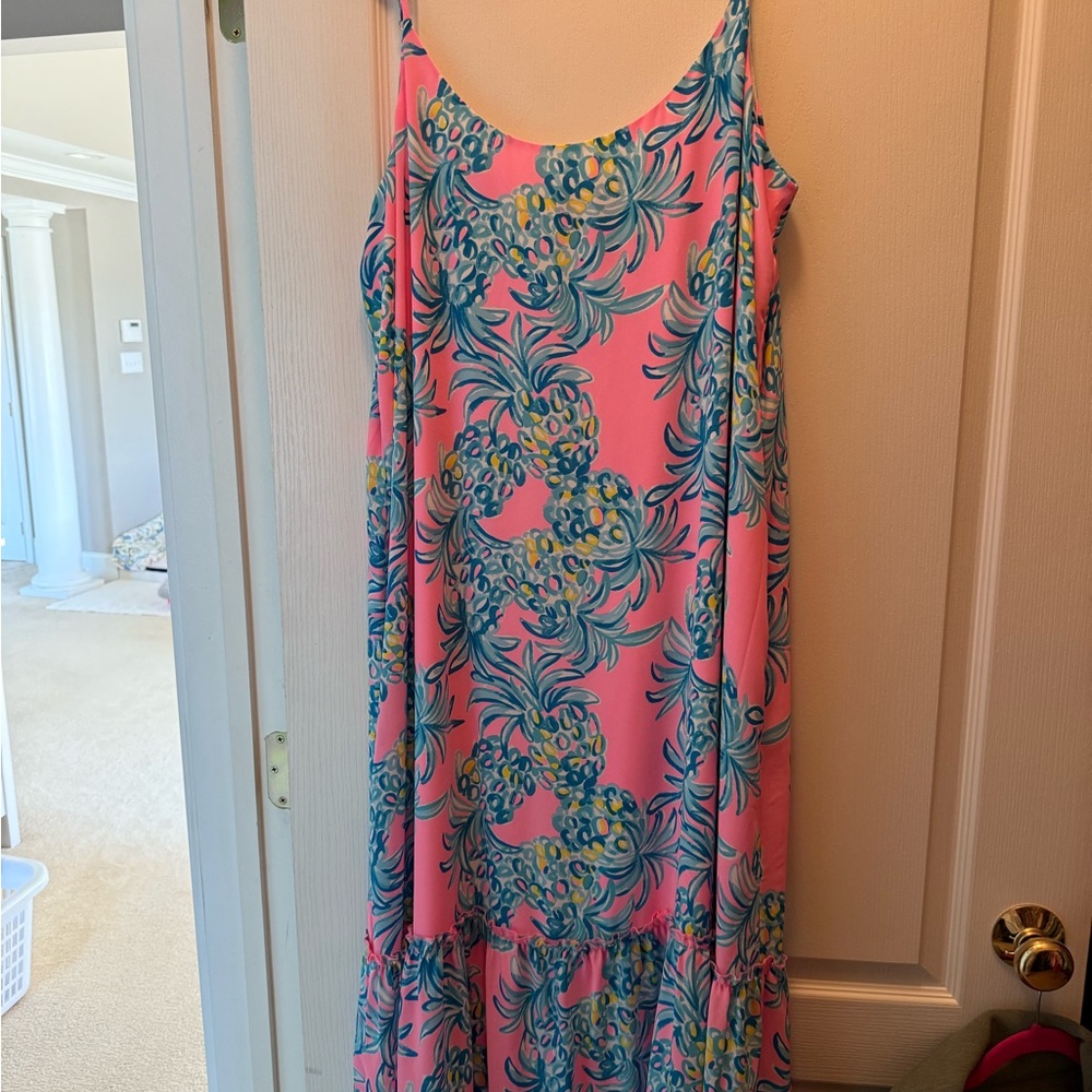 EUC Lilly Pulitzer Pineapple Maxi XL